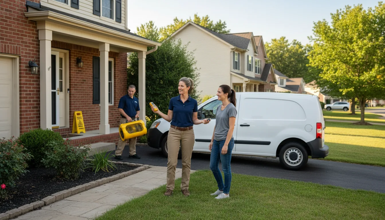 Residential water damage restoration in Burley, ID